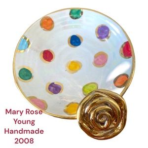 Mary Rose Young Handmade in England Trinket Bowl